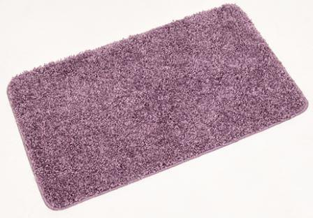 Коврик SHAGGY из полипропилена, 50x60см, с вырезом, Лиловый Коврик SHAGGY из полипропилена, 50x60см, с вырезом, Лиловый